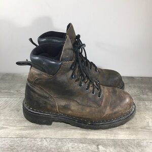 Red Wing Leather 1206 DynaForce Waterproof Work Soft Toe Mens Boots Size 7.5